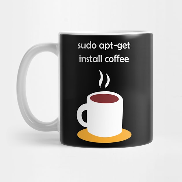 Linux Install Coffee by superdupertees